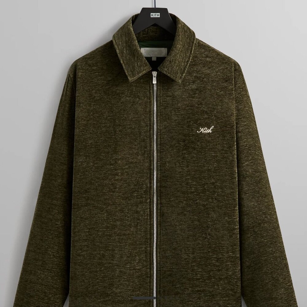 Kith Chenille Full Zip Coaches Jacket (XL)